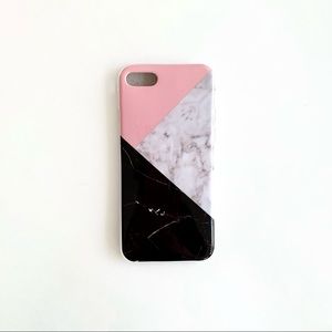 IPHONE 7 | NEW SIMPLE GEOMETRIC MARBLE PRINTED MODERN PLASTIC PHONE CASE TREND